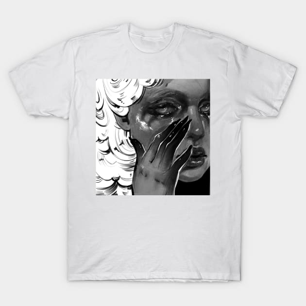 Hiding tears T-Shirt by Inkdoski